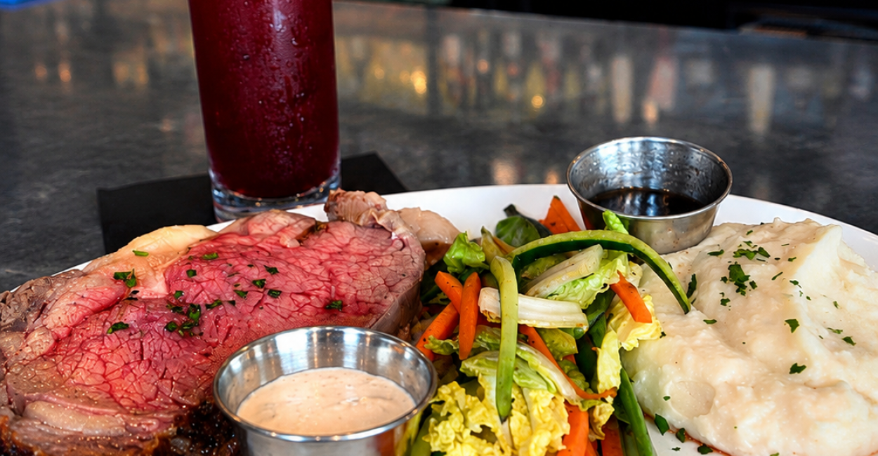 Cropped meal on counter